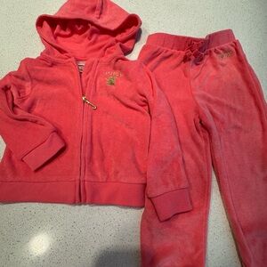 Juicy Couture Kids Coral Sweatpants Set
